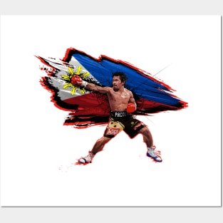 Manny Pacquiao boxing Posters and Art